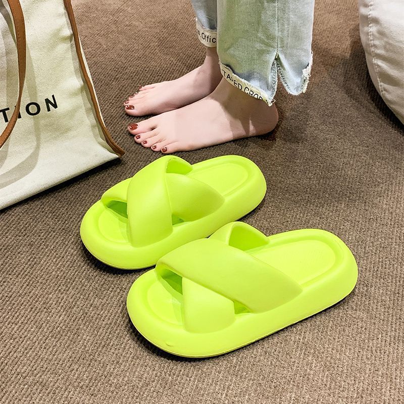 2025 hot-selling minimalist versatile criss-cross bow thong sandals for women - summer outdoor wear, trendy anti-slip beach slippers