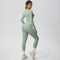 European and american brushed nylon tight-fitting yoga set - casual, quick-drying fitness apparel for women's outdoor running and sports