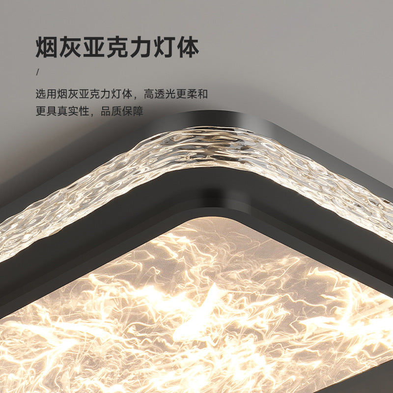 Living room light Italian minimalist light luxury Nordic high-end living room main light ultra-thin ceiling light whole house lighting package