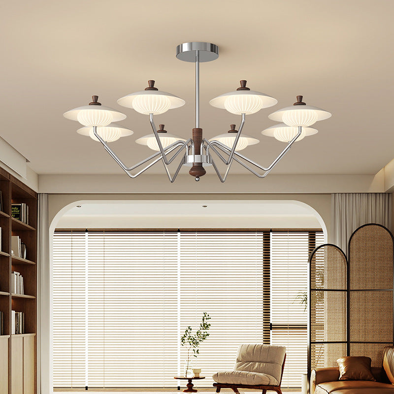 Medieval creative flying saucer chandelier living room main light Bauhaus simple bedroom study dining room light high-end lighting
