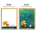 Crayon shin-chan light painting night light living room bedroom decorative painting table gift ornaments for boyfriend