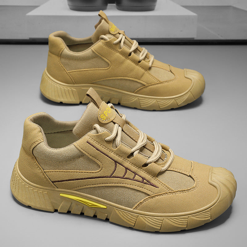 Men's winter work safety shoes: new breathable, anti-slip, wear-resistant athletic work shoes for construction, labor, and hiking
