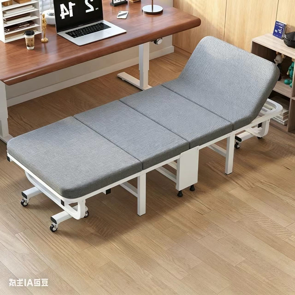 Recliner folding bed office nap recliner high-end lunch bed portable recliner lunch folding bed foldable recliner
