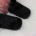Genuine manufacturer, fluffy slippers for women, autumn and winter, cross-border amazon, large size, foreign trade, home indoor and outdoor long-haired cotton slippers