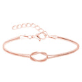 European and american new knotted snake bone bracelet, gold love knot infinity love couple bracelet, romantic chain
