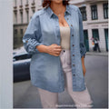 new arrivals: plus-size women's lightweight tencel denim jacket - perfect for sun protection, available on , , and for us/european markets