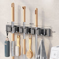 Gun ash mop holder-3 cards 4 hooks [no nail glue]