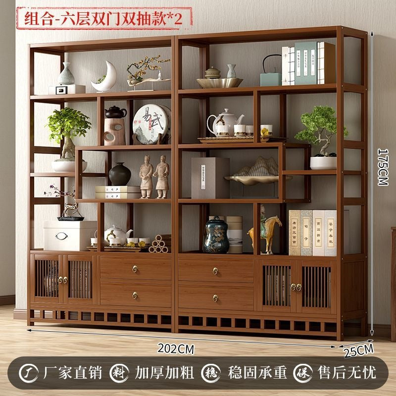 Special offer bogu rack new chinoiserie tea display cabinet tea room tea cabinet modern casual duobao pavilion ornaments storage shelf