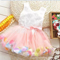 new korean style girls' dress - ethereal petal print, perfect for export. wholesale and dropshipping available