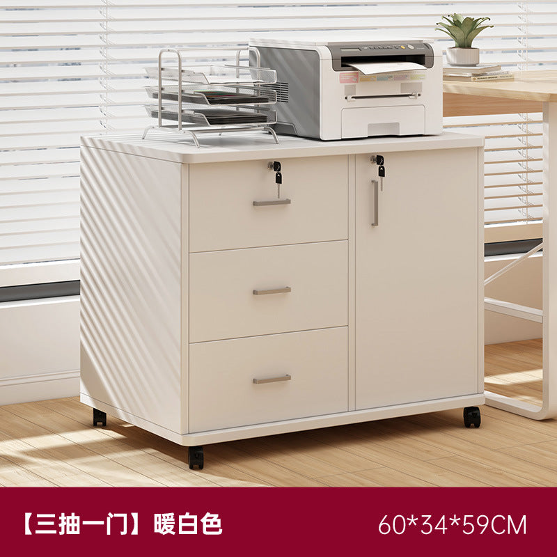 Filing cabinet office cabinet under the file table storage cabinet with lock storage cabinet office wooden drawer cabinet movable low cabinet
