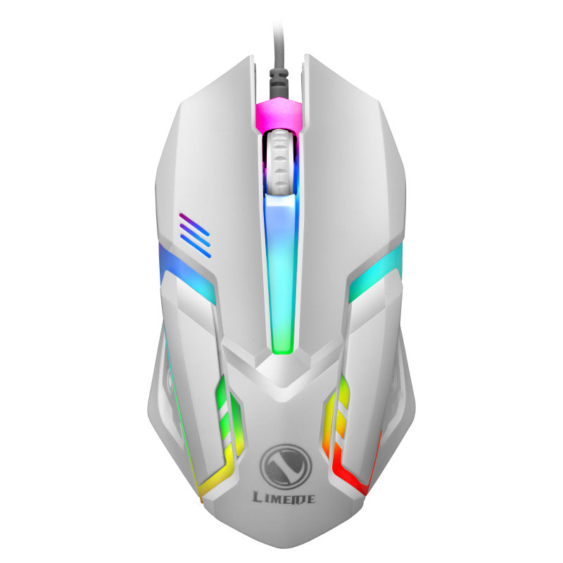 Limei gtx350 illuminated keyboard and mouse combo - floating keyboard, mechanical feel, esports gaming mouse and keyboard set