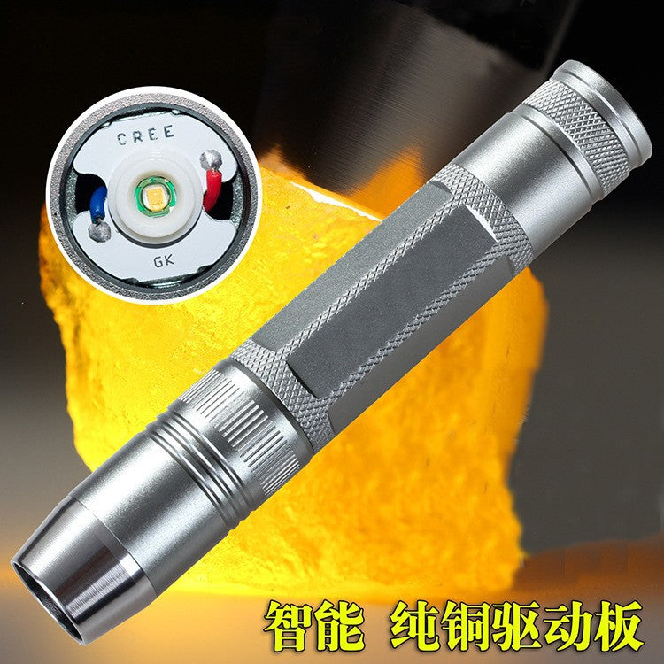 Manufacturer wholesale photo jade flashlight strong light identification jewelry jadeite purple light rough stone detection light yellow light Wenwan