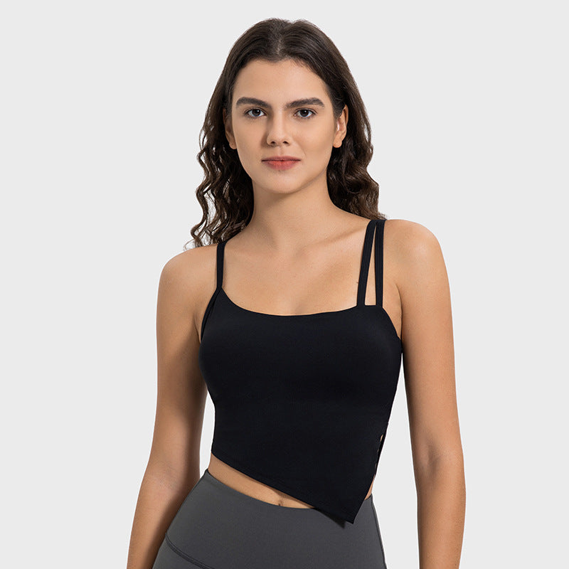 Thin shoulder straps, beautiful straps, chest pads, running yoga vest, auxiliary breast sports intimates, fitness wear, summer women's dss116