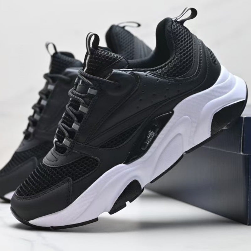 european station new arrivald home b22 sports shoes casualthick solefashionretro breathable men's and women's height increasing running shoes