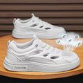 Men's white shoes summer hollow crocs men's breathable easiest for match sneakers wading and river tracing shoes student sandals men
