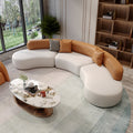 Luxury minimalist office reception & negotiation sofa set - ideal for hotels, showrooms, and sales centers - casual sofa table & chairs