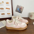 German army trainers (gats) - women's niche design chunky platform sneakers, 2026 new summer breathable white shoes, versatile chic footwear