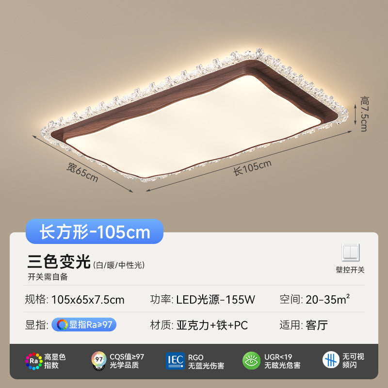 Zhongshan Lighting Package Combination Living Room Ceiling Light Medium Ancient American Retro Eye Protection Full Spectrum Super Bright Hall Light