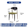Used solid wood dining chair classy design living room dining table backrest for home foot pad retro popular big c chair dining chair