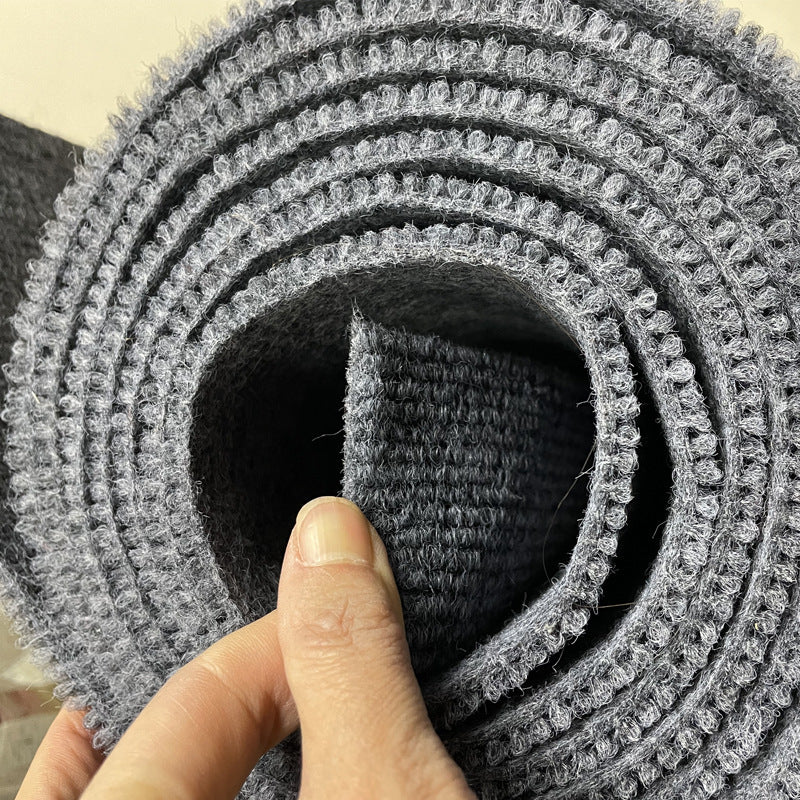 Extra thick 10mm striped carpet - full coverage, non-slip floor mat for bedroom, office, billiard hall - solid color, full coverage striped carpet
