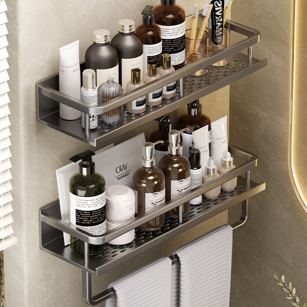 Toilet rack No punching Wash table Light luxury bathroom Wall-mounted toilet Toilet wall storage rack