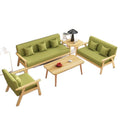 Office sofa, office sofa and coffee table set, small apartment rental living room modern minimalist office sofa