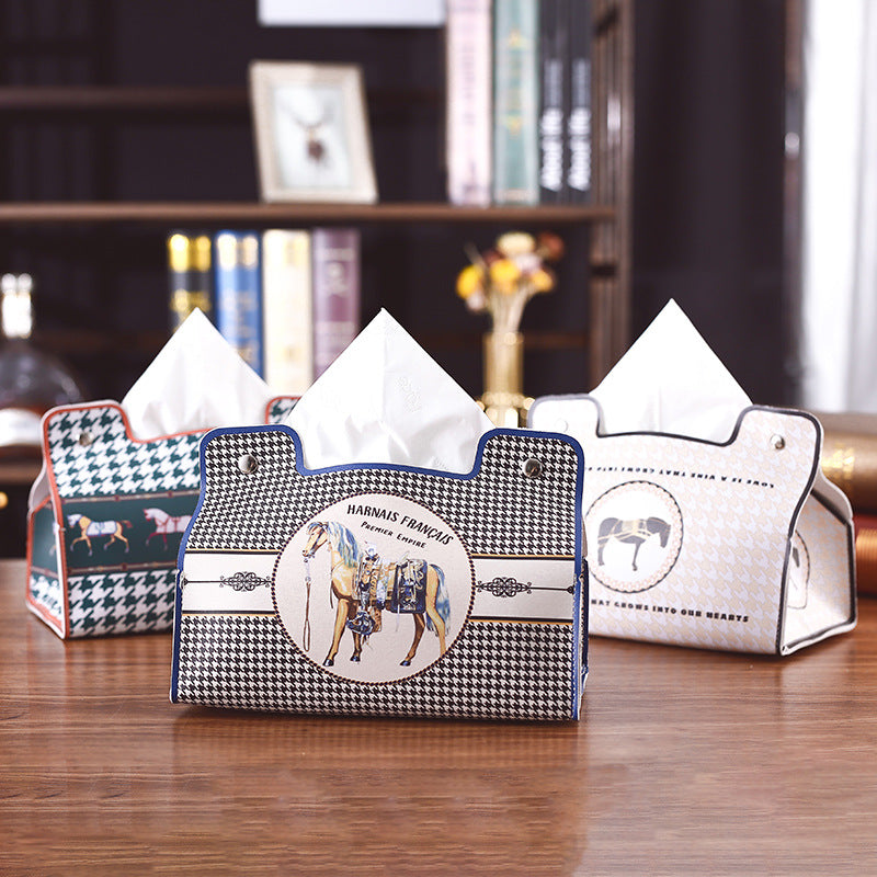 ins creative American tissue box Roman retro simple car pumping carton home living room restaurant hotel universal