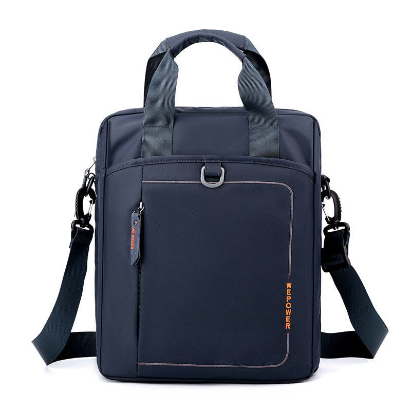 Cross-border new men's shoulder bag casual business portable men's bag fashion simple men's messenger bag briefcase computer bag