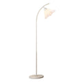 Cream petal full spectrum floor lamp - stepless dimming smart eye-care lighting for living room, bedside table, study, and bedroom