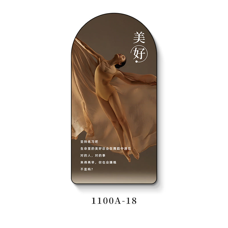 Ballet room wall decoration painting girl dance studio inspirational casual painting art training class institution wall painting