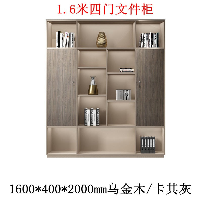 Boss table bookcase casual storage storage cabinet furniture office background file cabinet information cabinet wooden floor cabinet
