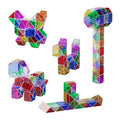 New variety rainbow magic ruler hollow colorful 24 sections 36 sections 48 sections 60 sections 72 sections rubik's cube educational kids toy