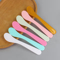 Wholesale facial mask applicator spatula set: plastic beauty mixing, stirring, scraping, and smoothing tools for face, body, and eye creams - crescent shaped spoons included