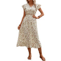Shipped:  new summer collection - independent station cross-border e-commerce, comfortable & casual slim-fit dress, european & american style, perfect for vacation