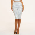 fashion style casual mid-pants women's clothing export polka dot printing tight cropped pants shopping sports mid-pants 4551