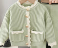 Girls' knitted sweater cardigan & pants set - new autumn  collection - two-piece outfit for little girls