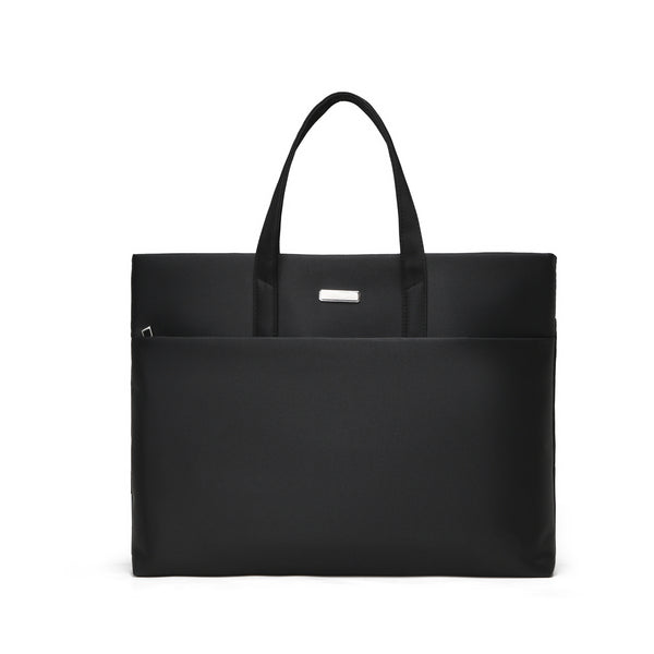 Portable file bag Business nylon cloth Computer bag Zipper information bag Large capacity office meeting briefcase wholesale