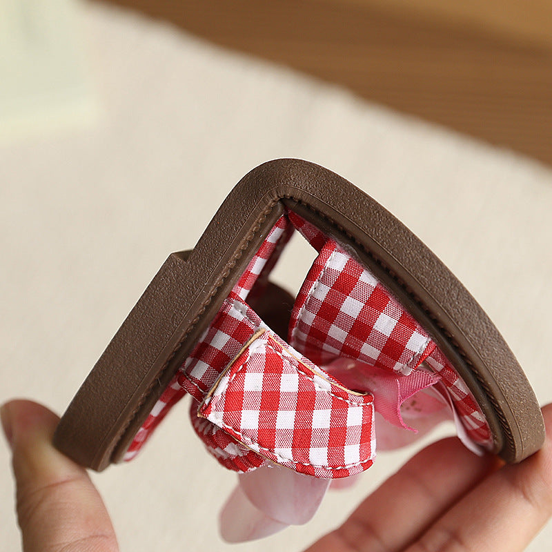 Kids' shoes:  summer new arrivals - stylish bow sandals for girls, soft-soled fashionable princess shoes for little girls