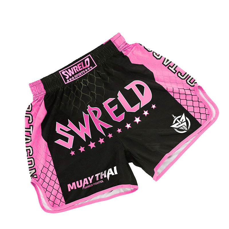 MMA Boxing Training Anti-Wear Fighting Pants UFC Mixed Fighting Muay Thai Shorts Running Fitness Cycling Fighting