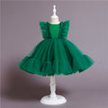 Amazon girls' princess dress kids' evening gown children's dress flower girl outfit tutu dress children's day dress