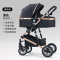 2026 new arrival: convertible baby stroller - lightweight, foldable, shock-absorbing pram for newborns and toddlers (0-3 years)