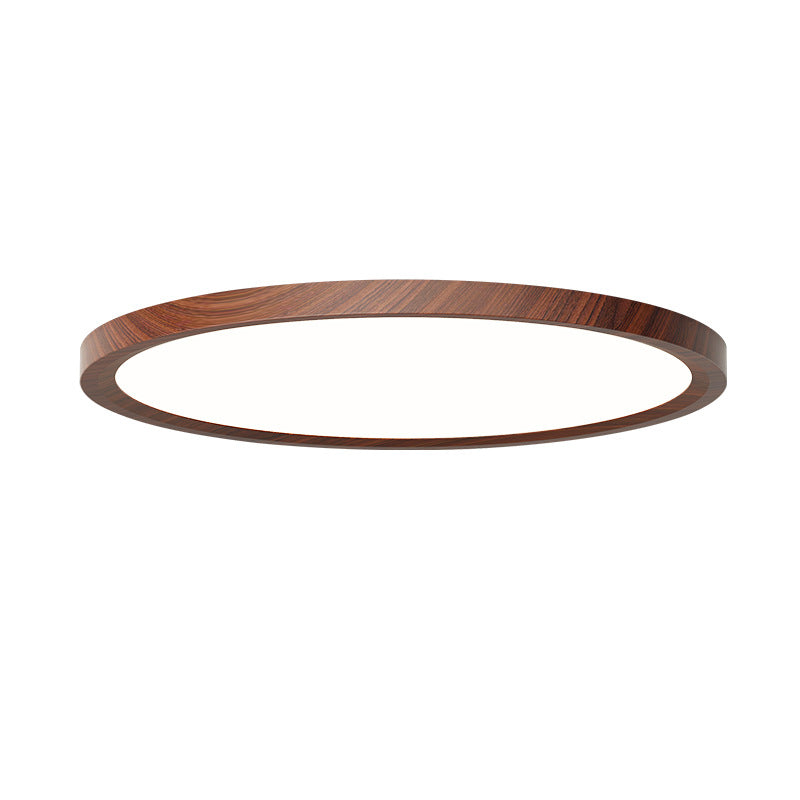 [Strict Selection] Bedroom Ceiling Light Modern Simple Ultra-thin Walnut Restaurant Light Full Spectrum Eye Protection Children's Room Light