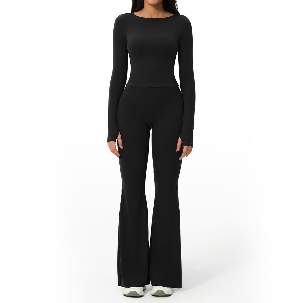 quick-drying yoga clothes suit breathable elastic casual yoga suit seamless running fitness clothes for women 2551
