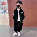 Boys' fall clothing  new arrivals: sporty two-piece sets for spring and autumn – trendy, stylish, and fashionable for kids and babies