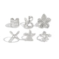Wholesale alloy ring sets - european & american style, new ocean-inspired accessories, unique & trendy sun & starfish finger rings for women