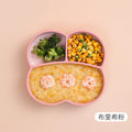 Baby feeding plate - suction cup, all-in-one silicone divided plate for infants - encourages independent eating - customizable