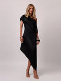 new arrival  dress lace short sleeve shoulder bag hip skirt