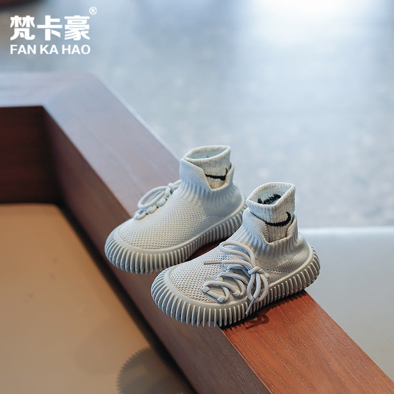 $6 a pair, factory direct deal! new spring/autumn fashion casual kids' sneakers, boys' yeezy-style shoes, for older kids and teens