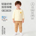 200g autumn/winter new arrival: handmade cotton baby clothes - high-waisted two-piece outfit for boys and girls - wholesale cotton sets for outdoor wear