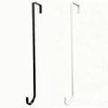 Extended iron s-hook - perfect for christmas, holiday decorations, doorways, home, dorms, and rentals